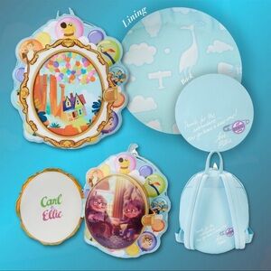 Loungefly Up Exclusive 15th Anniversary Carl & Ellie Cameo Mini Backpack